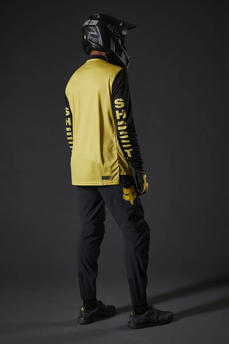 Fox Defend Super Trick LS MTB Jersey Pear Yellow-3